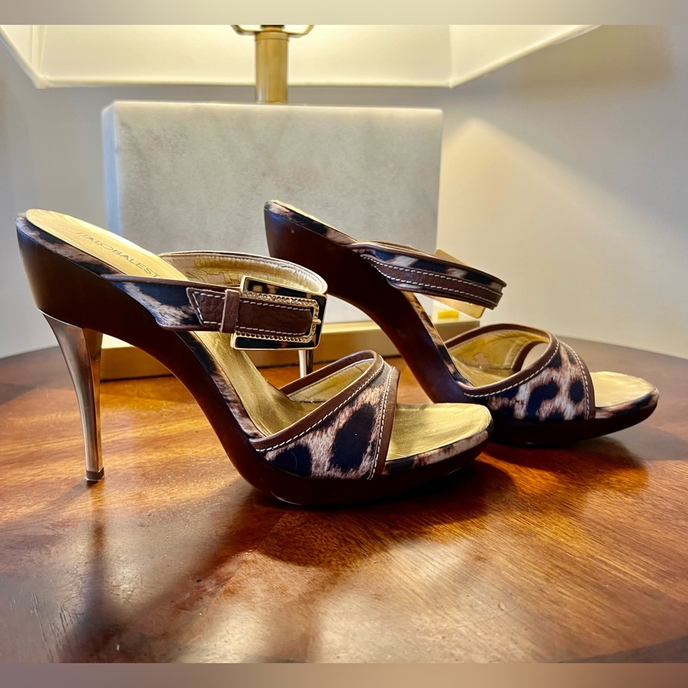 ITALOBALESTI Leopard Print Stiletto
